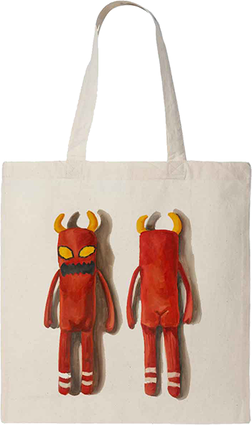 Toy Machine Bag Tote Puppet Natural Red