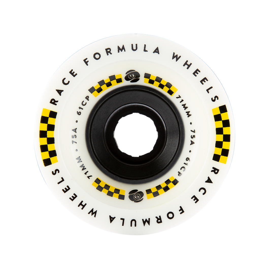 Sector 9 wheel 71mm 75a Race Formula White