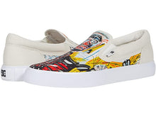 Load image into Gallery viewer, DC Manual Slip-On White/Graffiti Print
