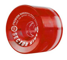 Load image into Gallery viewer, Sector 9 Wheel 74mm 78a Red