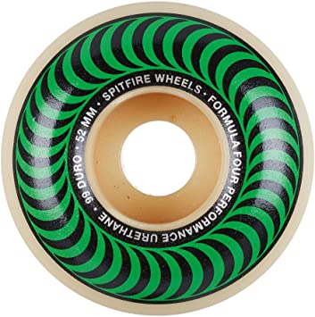 Spitfire Wheels 52mm Formula4 99a Classic Green