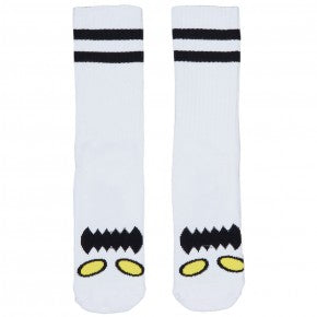 Toy Machine Socks Monster Face White