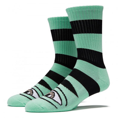 Toy Machine Socks Sect Eye Big Stripe Mint