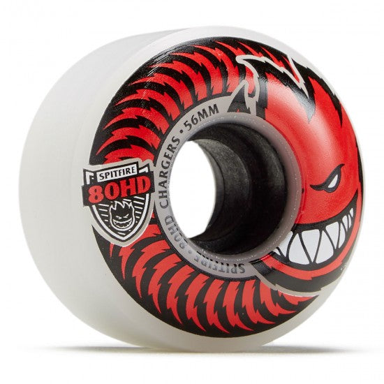 Spitfire Wheels 56mm 80HD Clear/Red