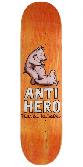 Anti Hero Daan Lovers Ii Skateboard Deck - 8.06
