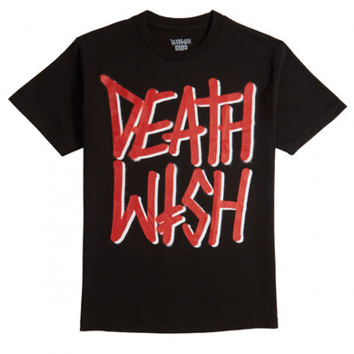 Deathwish Tee Deathstack OG Black/Red Medium