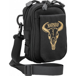 Bones Bag Desert Horns Shoulder Bag Black