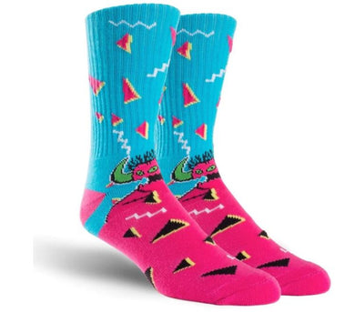 Toy Machine Socks 80's Monster Aqua