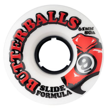 Sector 9 Wheel 61mm 80A Butterballs White Red Black