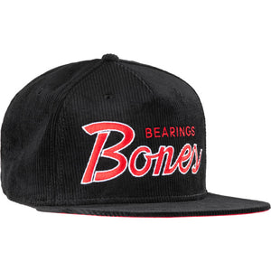 Bones Hat Corduroy Black