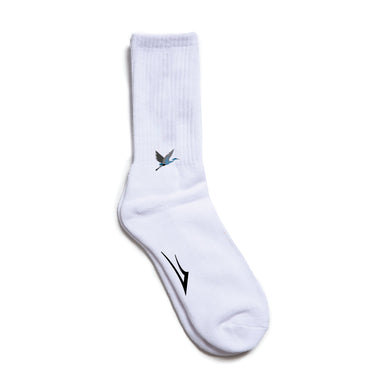 Lakai Socks Crew Crane White