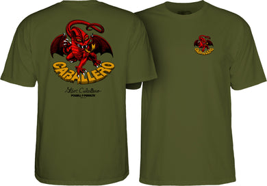Powell Peralta T-Shirt Cab Dragon Military Green