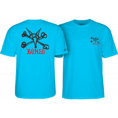 Bones Youth T-Shirt Rat Bones Turquiose Youth Large