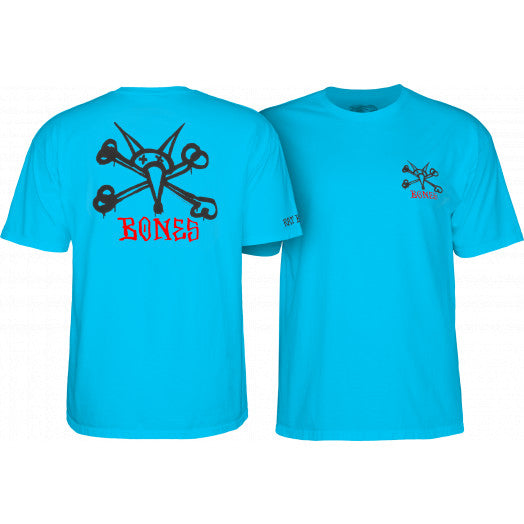 Bones Youth T-Shirt Rat Bones Turquiose Youth Large