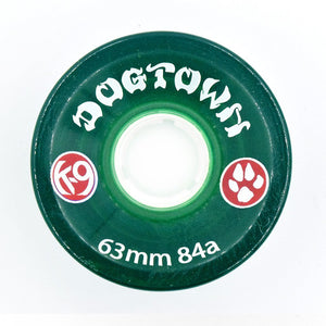 Dogtown Wheel 63mm - Clear Lime