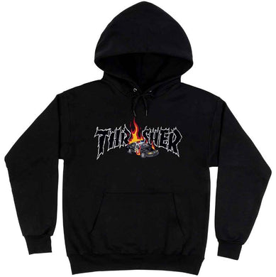 Thrasher Hoody Cop Car Black
