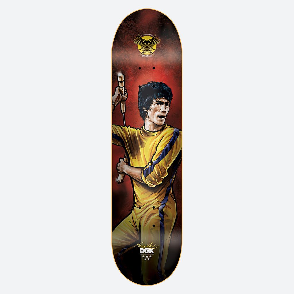 Bruce lee skateboard deck top