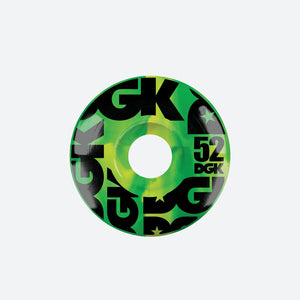 DGK Wheels 52mm Swirl Green