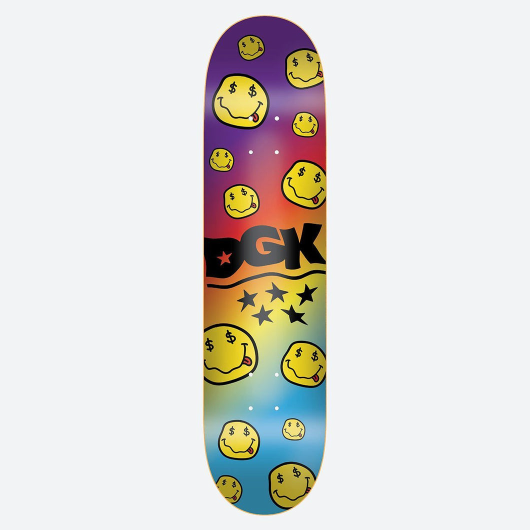 DGK Deck Smiley Rainbow 8.06