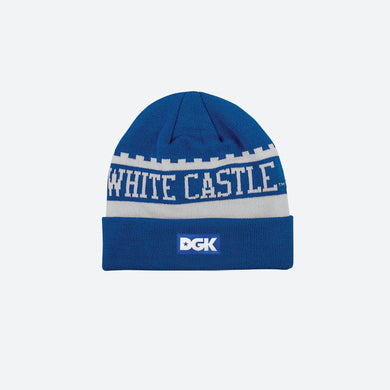 DGK Beanie White Castle Royal White