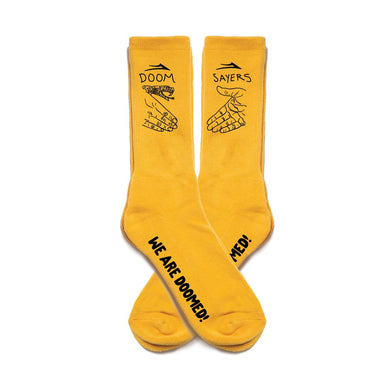 Lakai Socks Doomsayers Crew Yellow