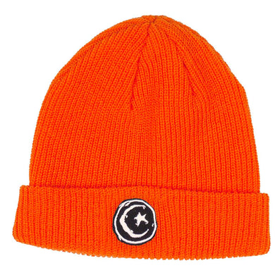 Foundation Beanie Star and Moon Orange