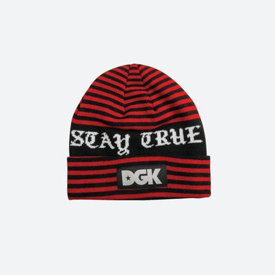 DGK Beanie Stay True Black Red