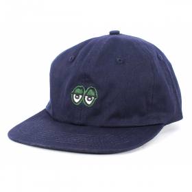 Krooked Hat Eyes Fill Adjustable Strap Navy/Green