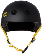Load image into Gallery viewer, S-One Helmet Lifer Black Matte Yellow Strap