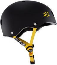 Load image into Gallery viewer, S-One Helmet Lifer Black Matte Yellow Strap