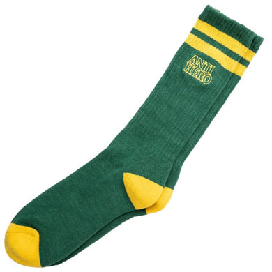 Anti Hero Socks If Found Green/Yellow