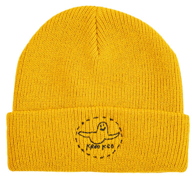 Krooked Beanie Trinity Smile Yellow/Black