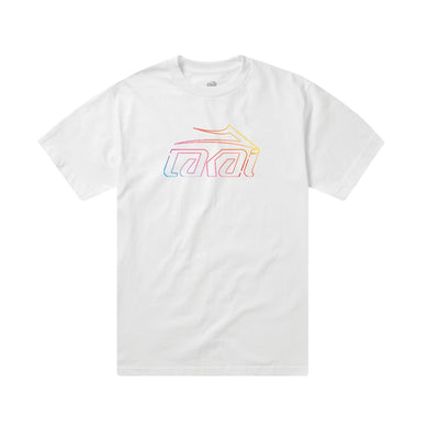 Lakai Tee Neon White