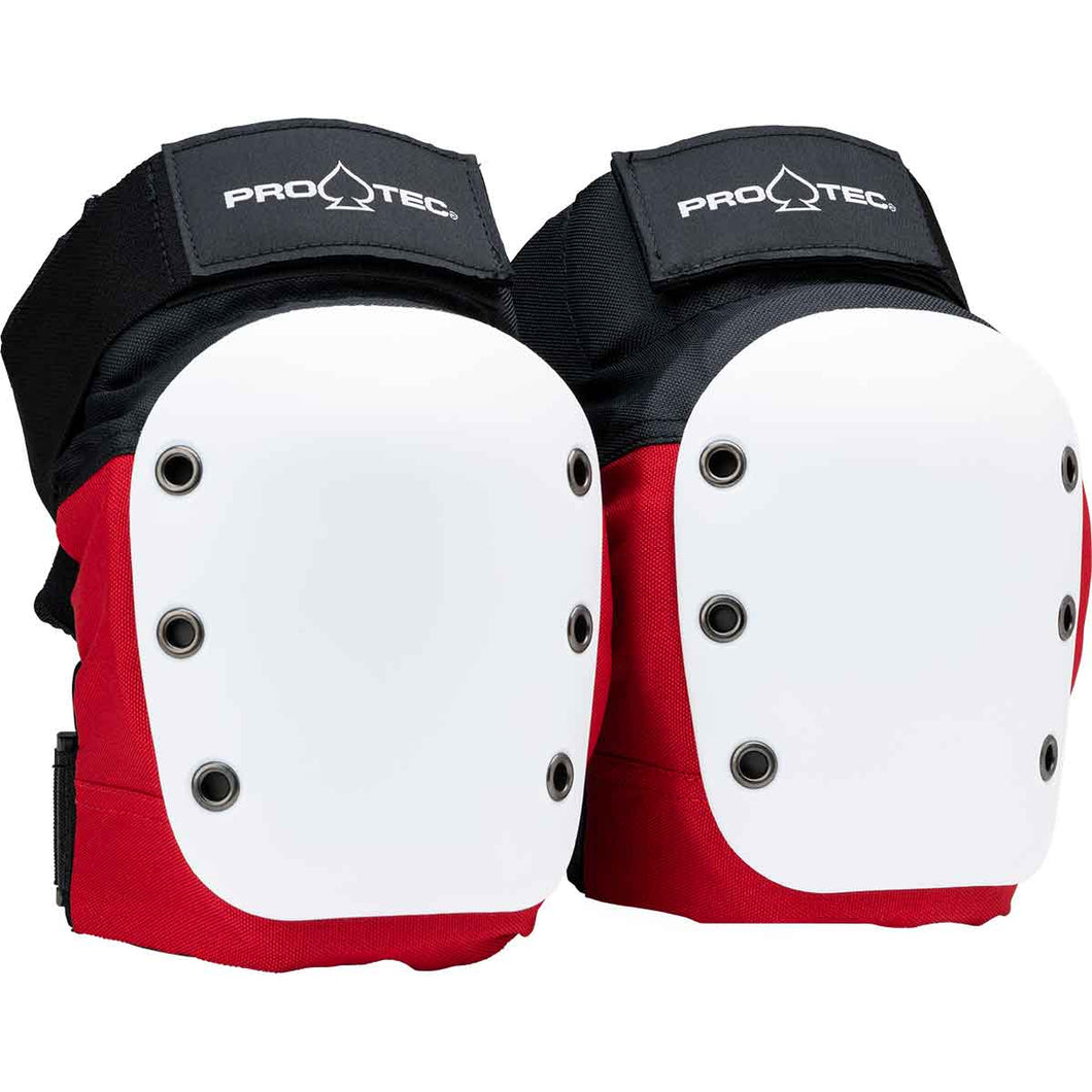 Protec Knee street gear Large Red White Black