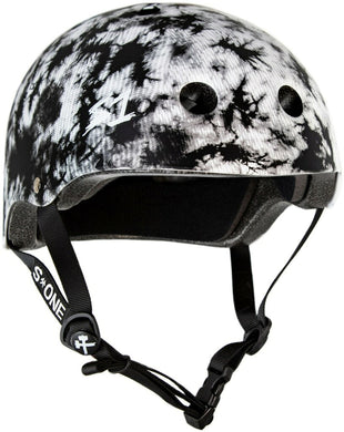 S-One Helmet Lifer Black and White Tie Dye