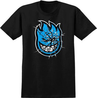 Spitfire Tee Shattered Bighead Black