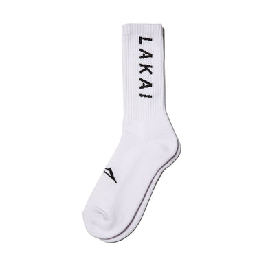 Lakai Socks White Simple Crew
