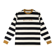 Load image into Gallery viewer, Welcome Long Sleeve Thicc Stripe Knit Black/Bone