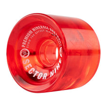 Load image into Gallery viewer, Sector 9 Wheel 69mm 78a Red Slalom Offset