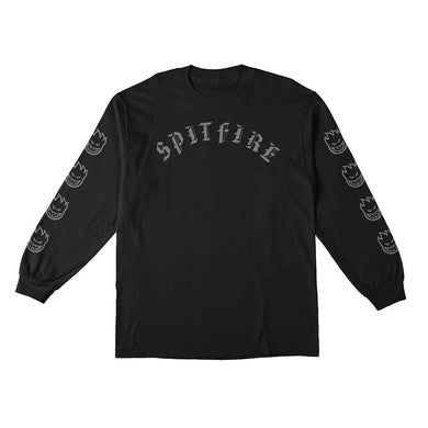 Spitfire L/S Tee Olde Bighead Black/Silver
