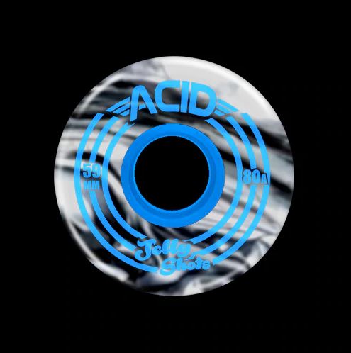 Acid Wheel Jelly Shots 59mm 80a Black/White Swirl