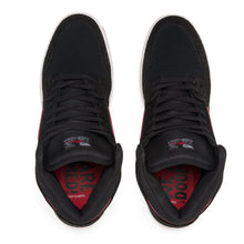 Load image into Gallery viewer, Lakai Telford Black/Red Suede Doom Sayers