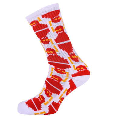 Toy Machine Socks Digi Monster White