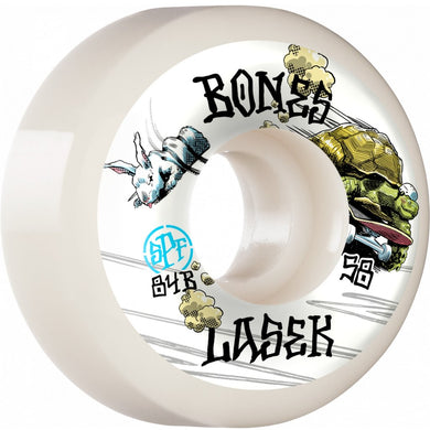 Bones SPF 58mm 84B Lasek Tortoise & Hare Sidecut Wheels