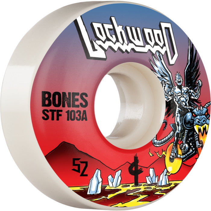 Bones Wheels STF 52mm Lockwood Metal 103a V3
