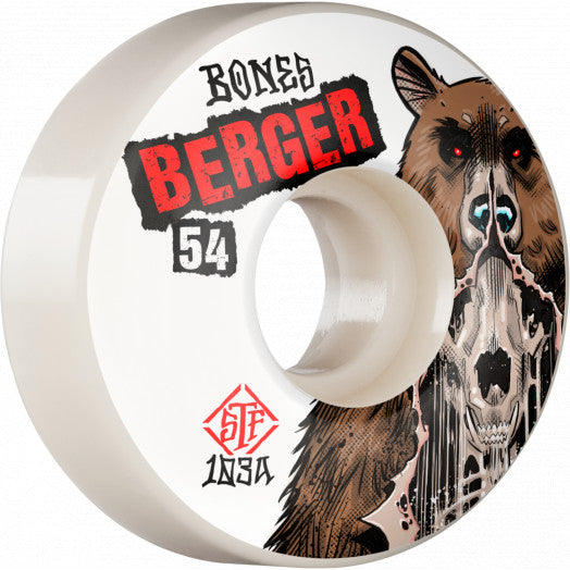 Bones Wheels STF 54mm Berger Skinned 103a V3
