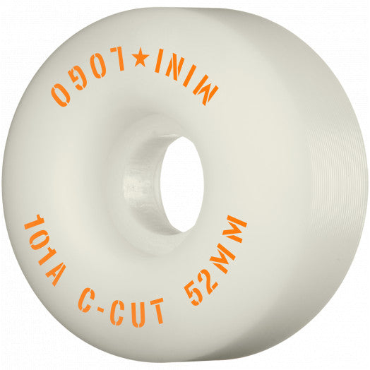 Mini Logo 52mm C-Cut White 101a