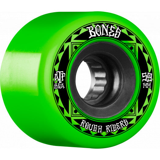 Bones ATF Rough Riders Wheels Green 59mm 80a