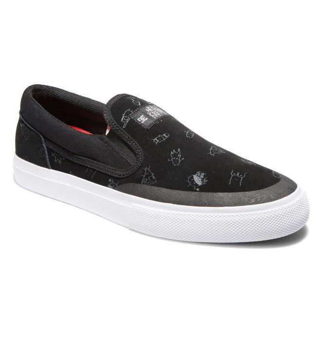 DC Manual Slip Wes Black White Grey