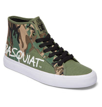 Load image into Gallery viewer, DC Manual Hi Basquiat Black/Military Camo